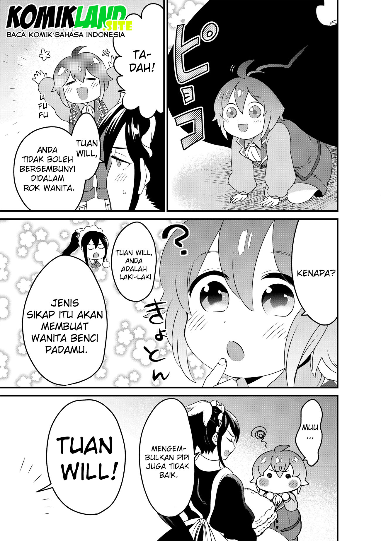 Will sama wa kyou mo mahou de asondeimasu chapter 1